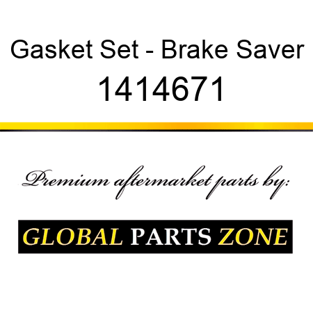 Gasket Set - Brake Saver 1414671