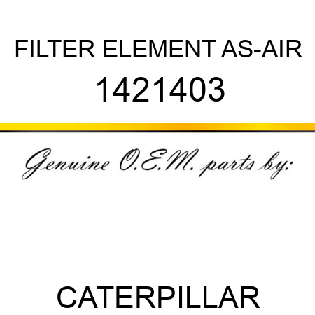 FILTER ELEMENT AS-AIR 1421403