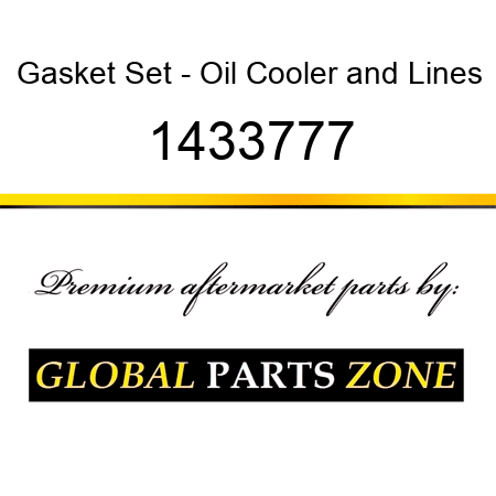 Gasket Set - Oil Cooler&Lines 1433777