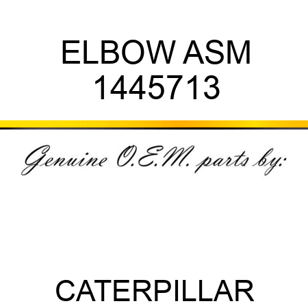 ELBOW ASM 1445713