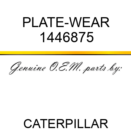 PLATE-WEAR 1446875
