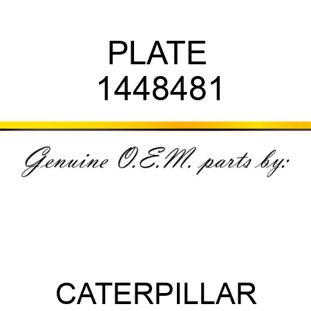 PLATE 1448481