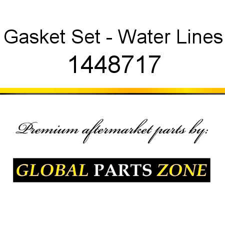 Gasket Set - Water Lines 1448717