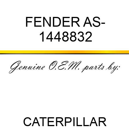 FENDER AS- 1448832