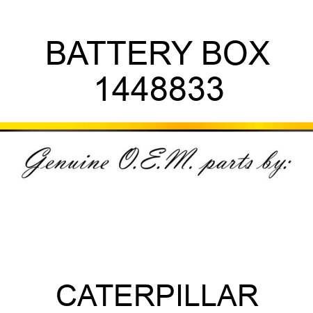 BATTERY BOX 1448833