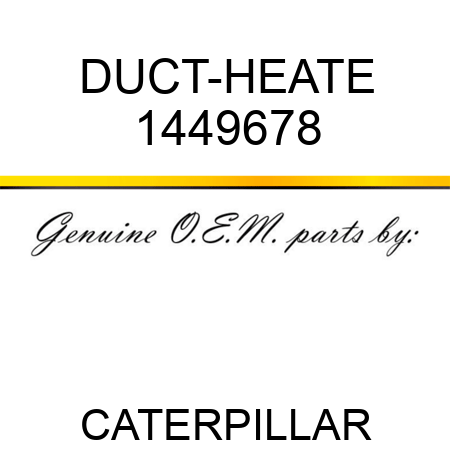 DUCT-HEATE 1449678