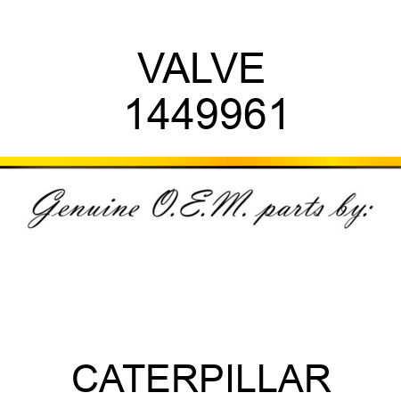 VALVE 1449961