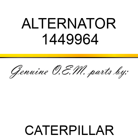 ALTERNATOR 1449964