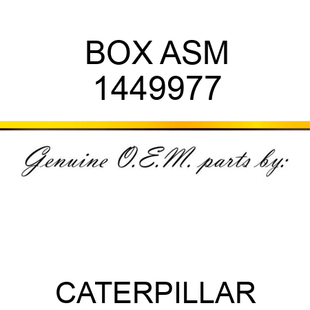 BOX ASM 1449977