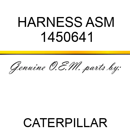 HARNESS ASM 1450641