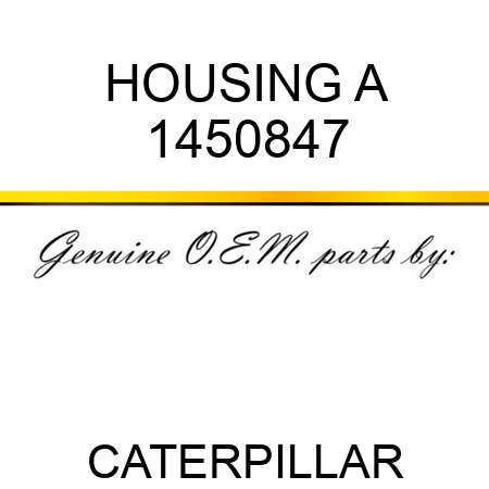 HOUSING A 1450847