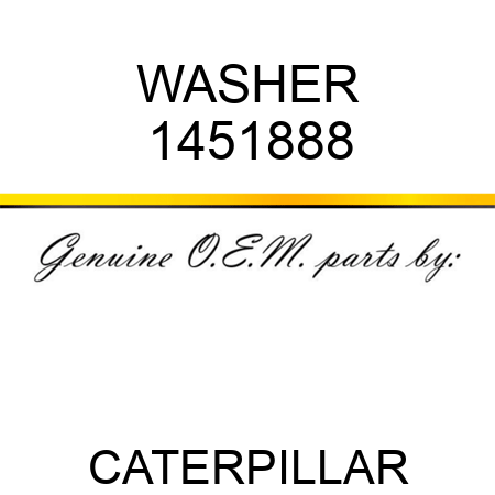 WASHER 1451888