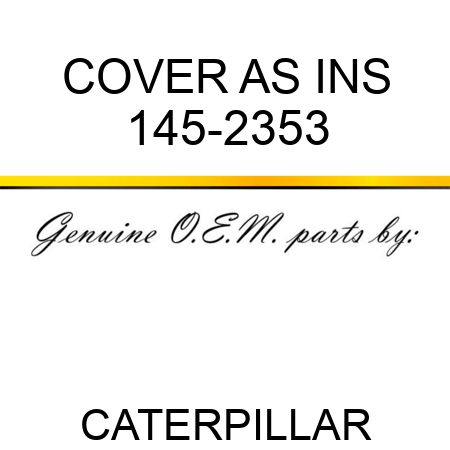 COVER AS INS 145-2353