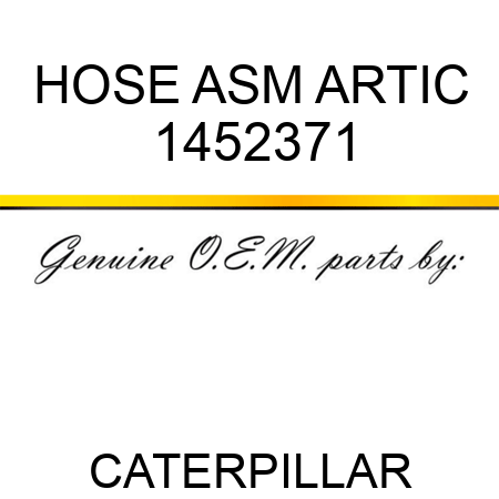 HOSE ASM ARTIC 1452371