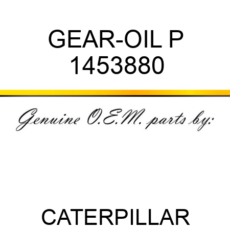 GEAR-OIL P 1453880