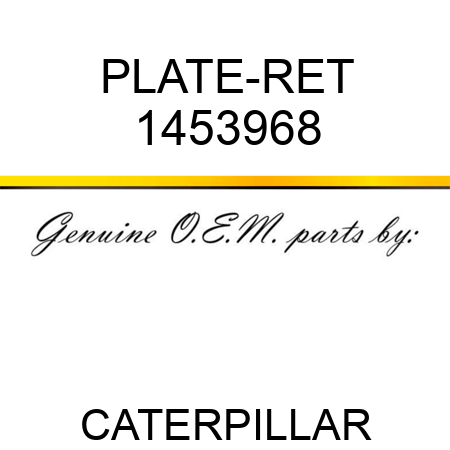PLATE-RET 1453968