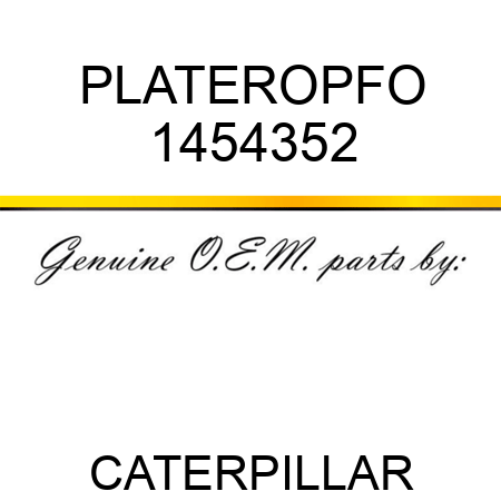 PLATEROPFO 1454352