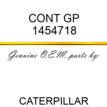CONT GP 1454718