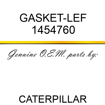 GASKET-LEF 1454760