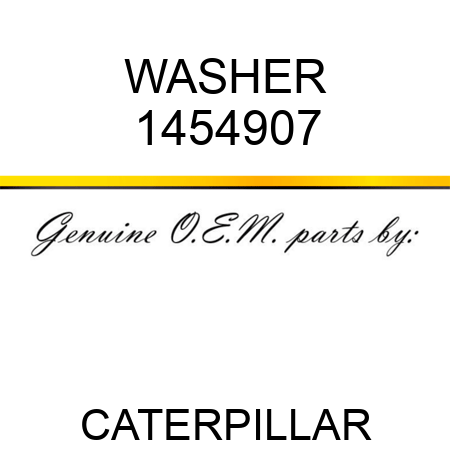 WASHER 1454907
