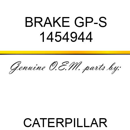 BRAKE GP-S 1454944