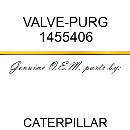 VALVE-PURG 1455406
