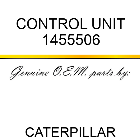 CONTROL UNIT 1455506