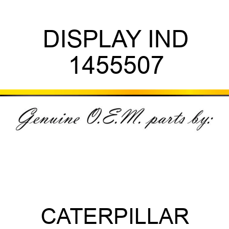 DISPLAY IND 1455507