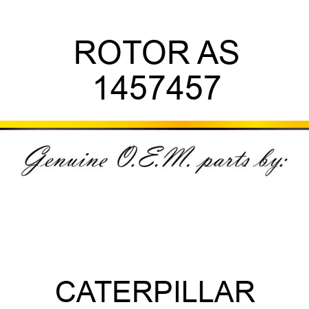 ROTOR AS 1457457