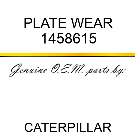 PLATE WEAR 1458615