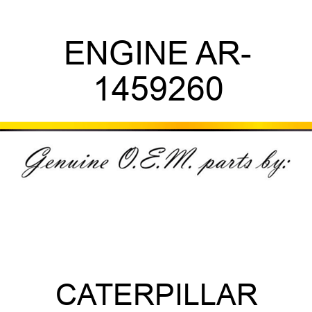 ENGINE AR- 1459260