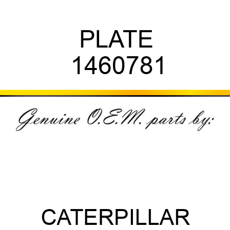 PLATE 1460781