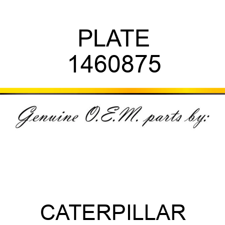PLATE 1460875