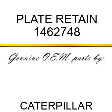 PLATE RETAIN 1462748