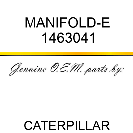 MANIFOLD-E 1463041