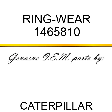 RING-WEAR 1465810