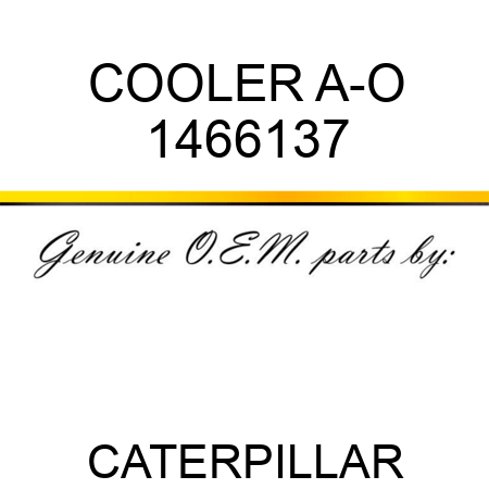 COOLER A-O 1466137