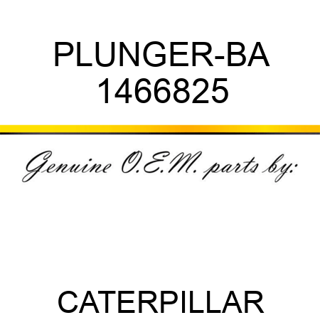 PLUNGER-BA 1466825