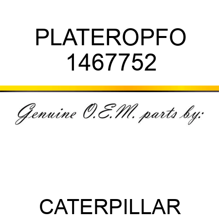 PLATEROPFO 1467752