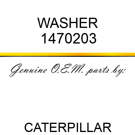 WASHER 1470203