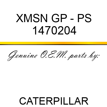 XMSN GP - PS 1470204