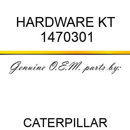 HARDWARE KT 1470301