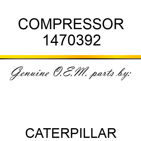 COMPRESSOR 1470392