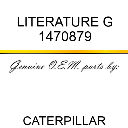 LITERATURE G 1470879