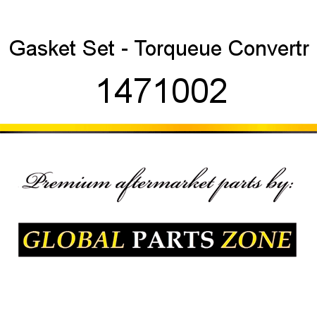 Gasket Set - Torqueue Convertr 1471002