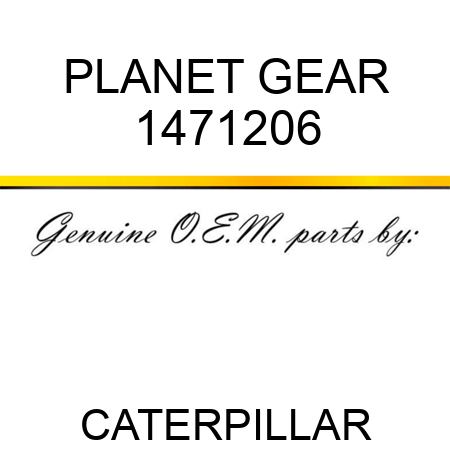 PLANET GEAR 1471206