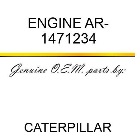 ENGINE AR- 1471234
