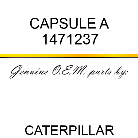 CAPSULE A 1471237