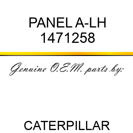 PANEL A-LH 1471258