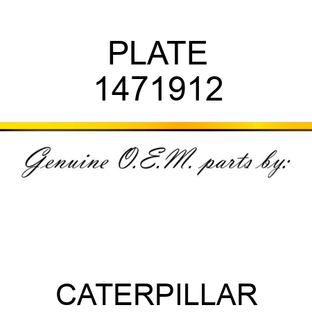 PLATE 1471912